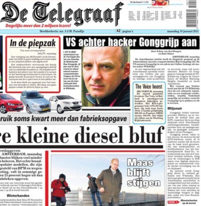 Gonggrijp, Wikileaks, Twitter en De Telegraaf